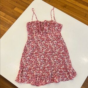 Trixxi Pink Floral Mini Dress